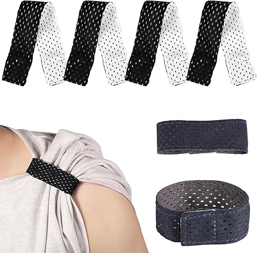 6 lazos de manga de jersey, transpirables, para softbol, bandas de manga para deportes, fútbol, correas de manga con cierres de gancho y bucle para