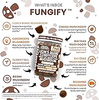 Vista 3 de Clean Nutra Lions Mane Mushroom Gummies Cordyceps Supplement for Memory and Focus Immune Support Vitamins Reishi Chaga Turkey Tail Mushrooms Gummy