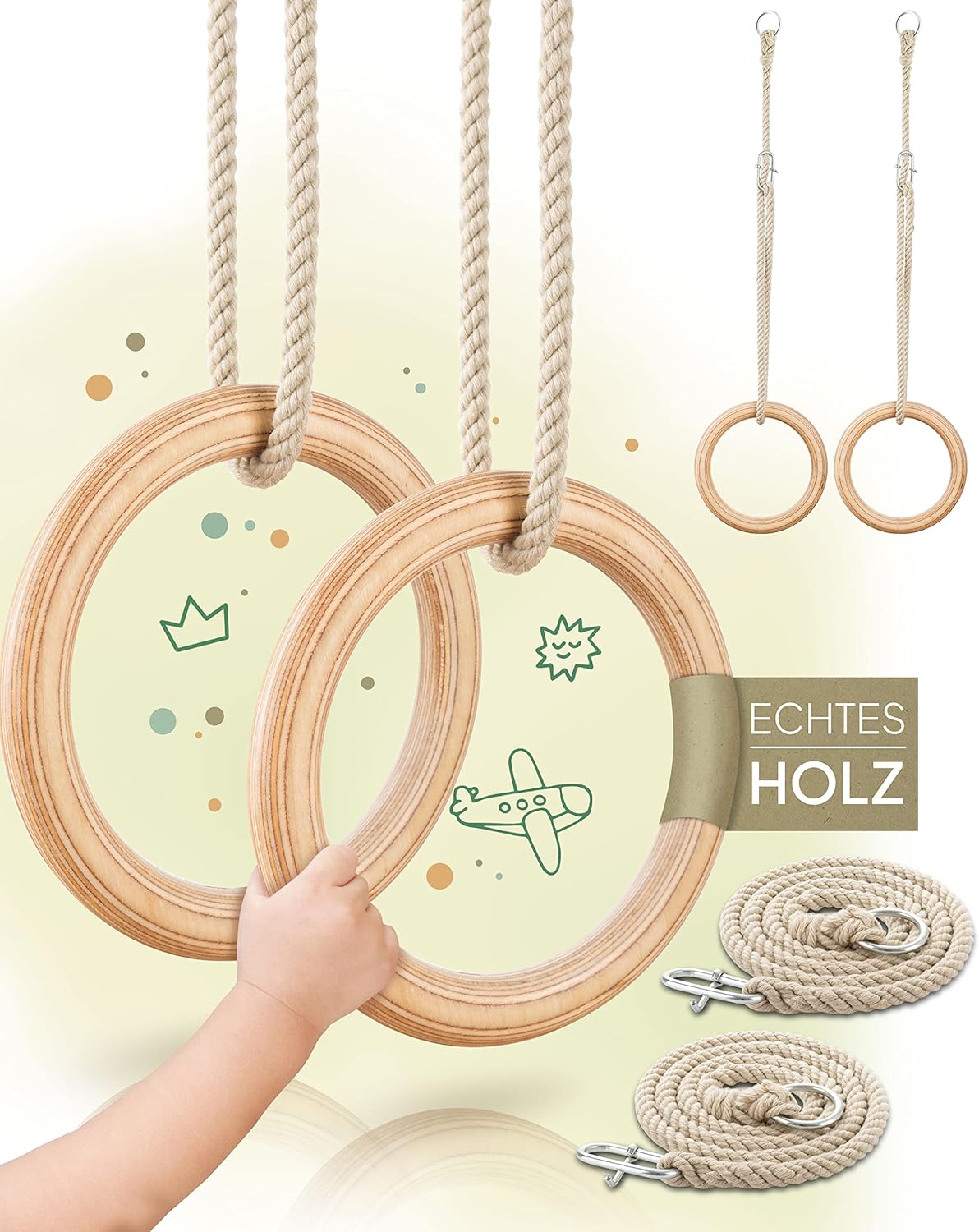 Swing Bar Affenschaukel - Verstellbare Turnstange Für Kinder Indoor & Outdoor