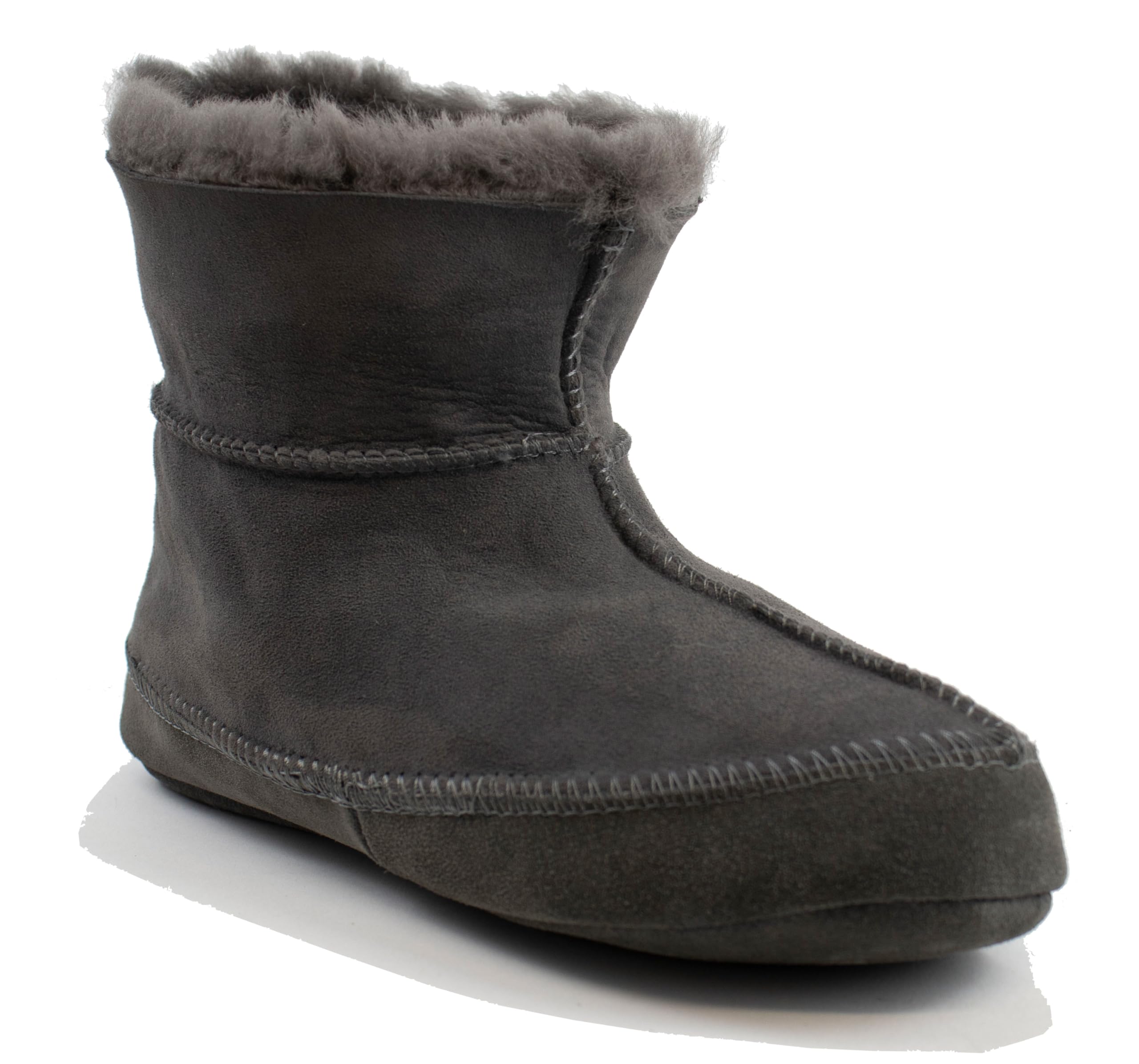 Reissner Lammfelle Engel Hausschuhe HS-Norway Hüttenschuh Veloursleder