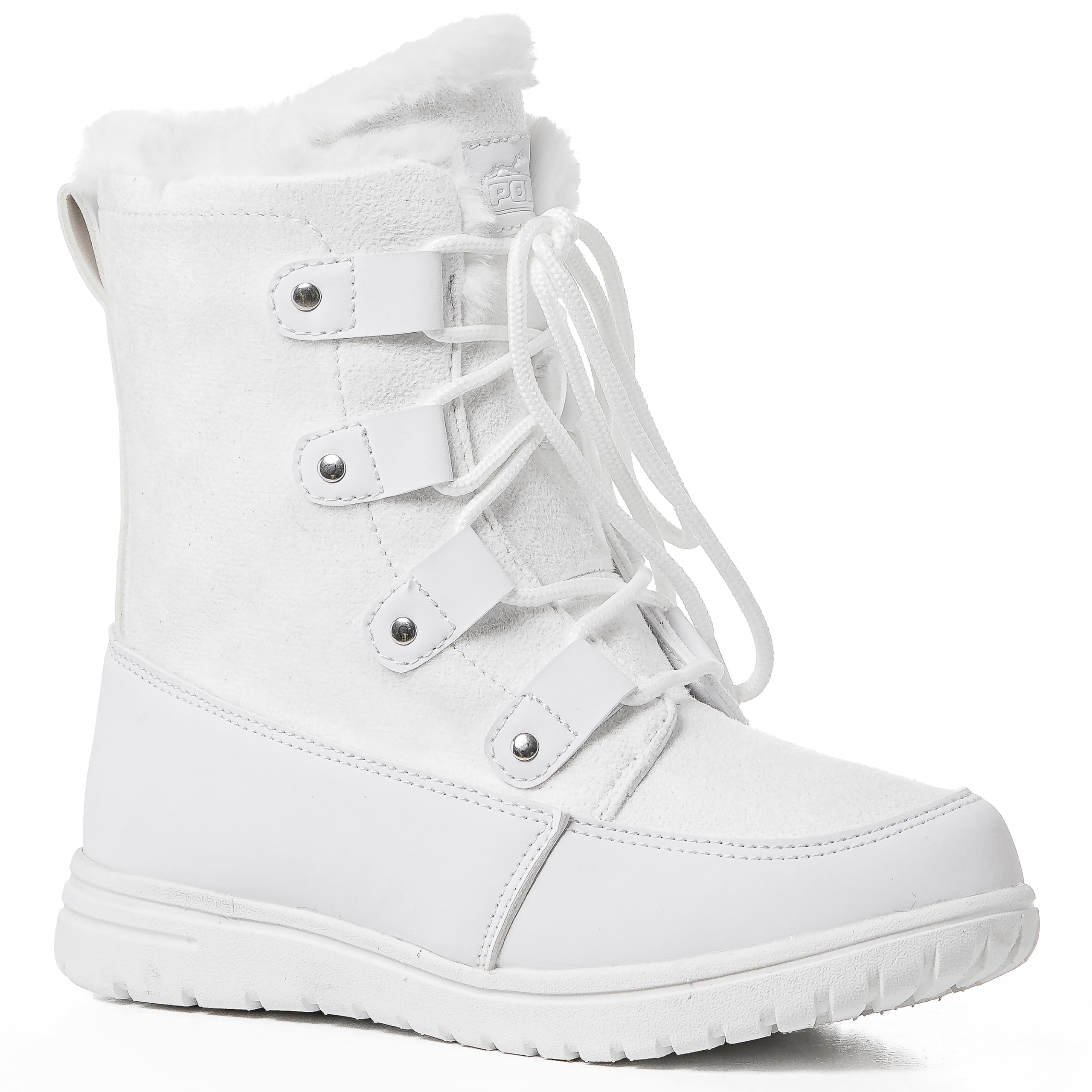 Polar Boot Womens Fleece Lined Snow Winter Waterproof Hiking Durable Ankle Boots - UK10/EU43