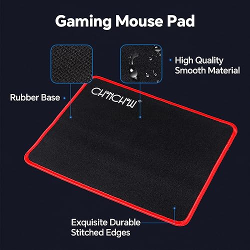 Miniatura 8 de Juego de teclado para juegos, mouse y mouse con micrófono, todo en uno, USB con cable RGB, retroiluminado, arco iris, botón lateral, compatible con