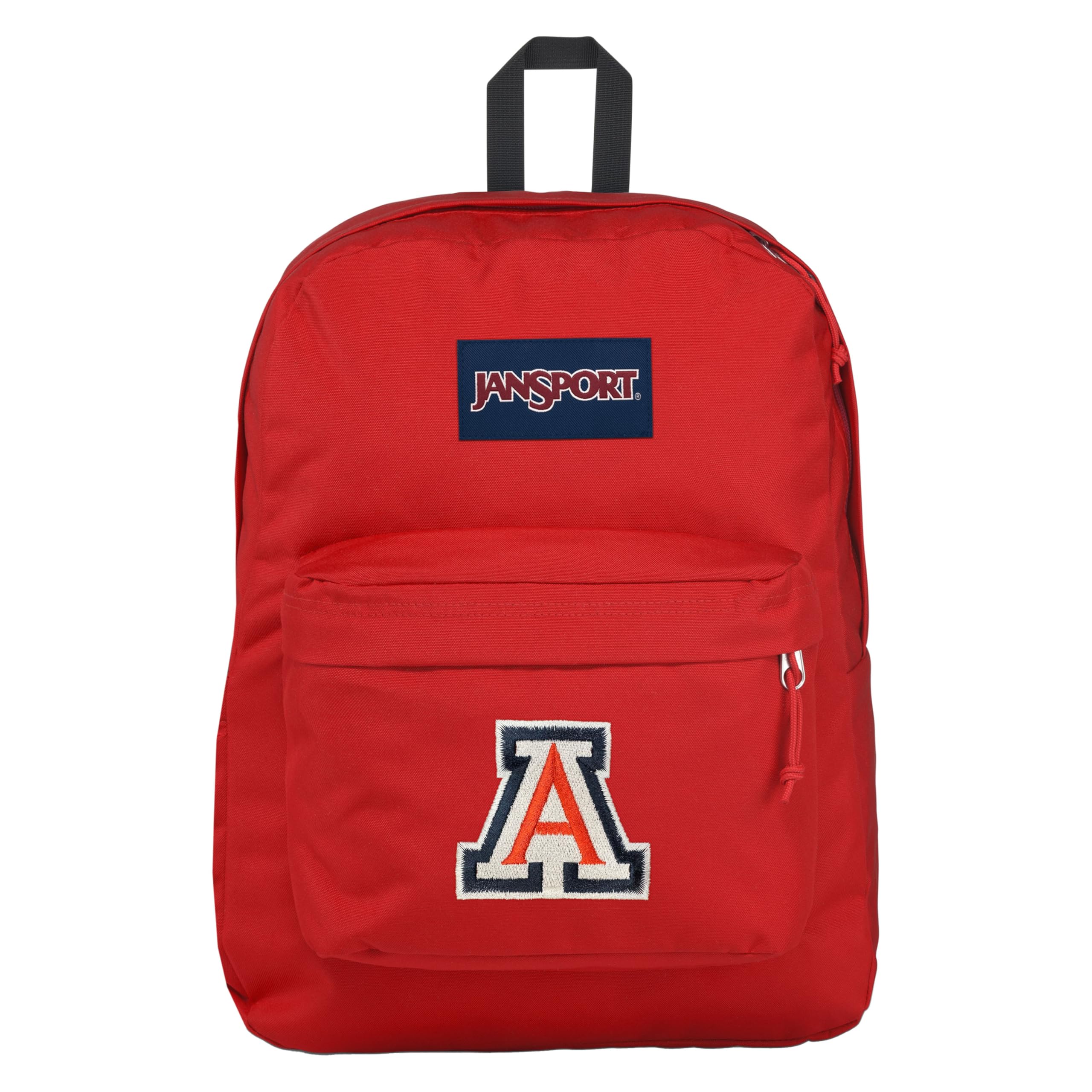 JanSport NCAA Officially Licensed Backpack, Arizona Wildcats, Superbreak Plus with Padded 15'' Laptop Sleeve, Spacious Computer Bag for Men &amp; Women, Durable Daypack with Bottle Pocket, Red Tape