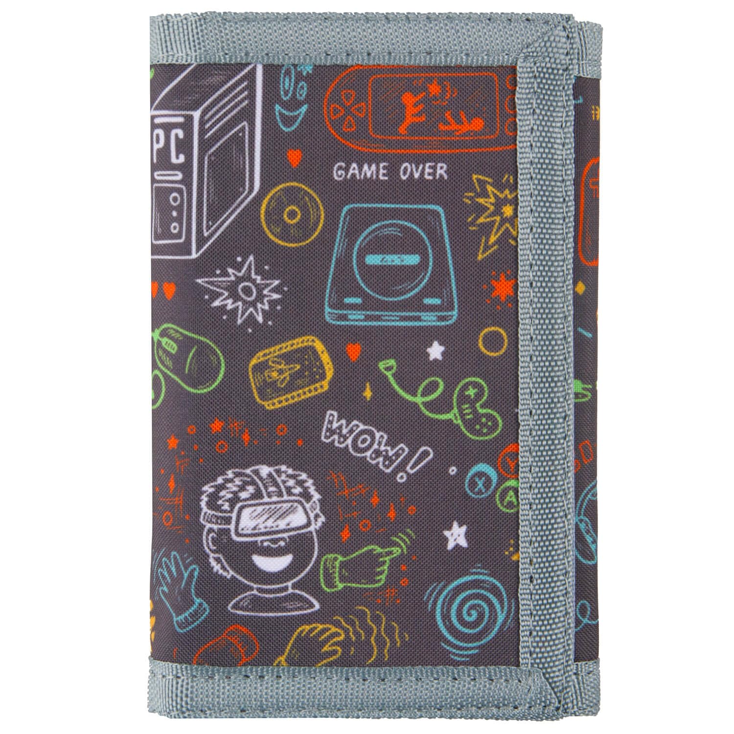 Kids Wallet for Boys Ages 4-12, Video Game Gamer Gaming Boys Wallet, Toddler Wallets with Coin Pocket, Novelty Christmas &amp; Birthday Gift