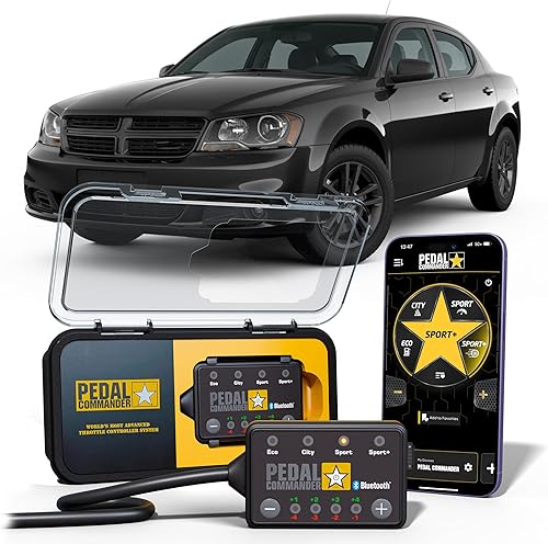 PEDAL COMMANDER Controlador de respuesta del acelerador Dodge Avenger 2008-2014 Compatible con 2 generación, SE, SXT, SXT Plus, Express, RT,