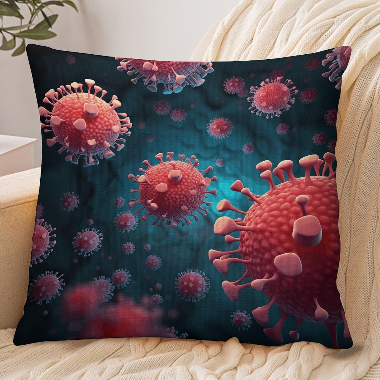 Fekiloot Style Full Of Dark Cartoons+ Pillowcase Pillow Sham Pillow Case