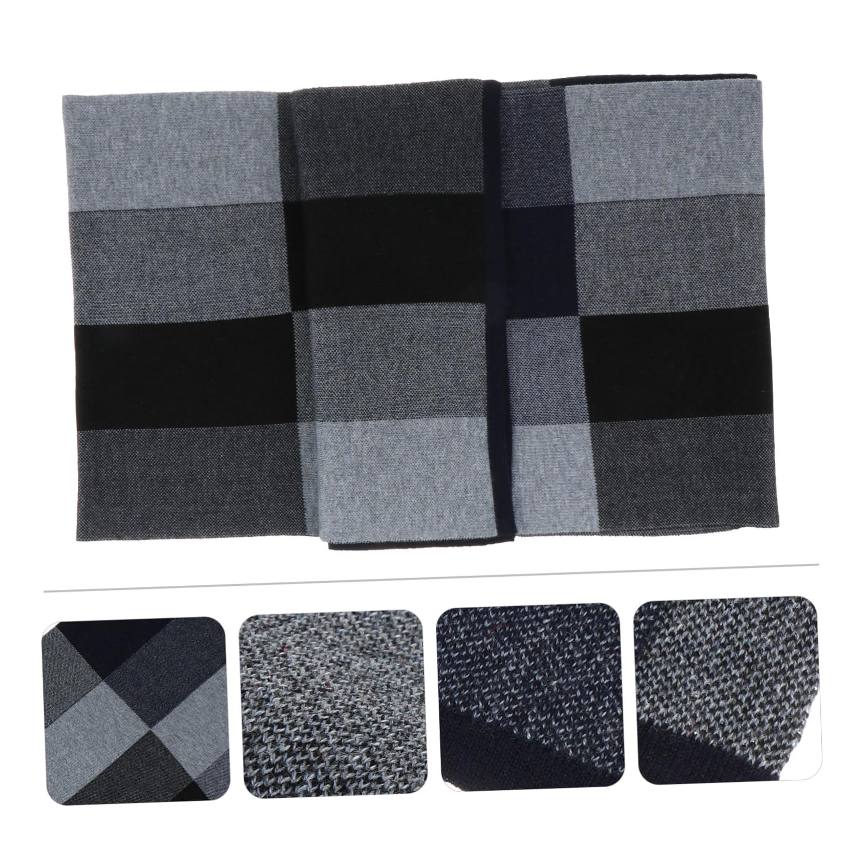 VALICLUD Bufanda de Lana a Cuadros para Hombre, Otoño E Invierno | Pañuelo Masculino, Uso Cómodo y Versátil, Diseño Chic y Estiloso, Adecuado para Estaciones Templadas