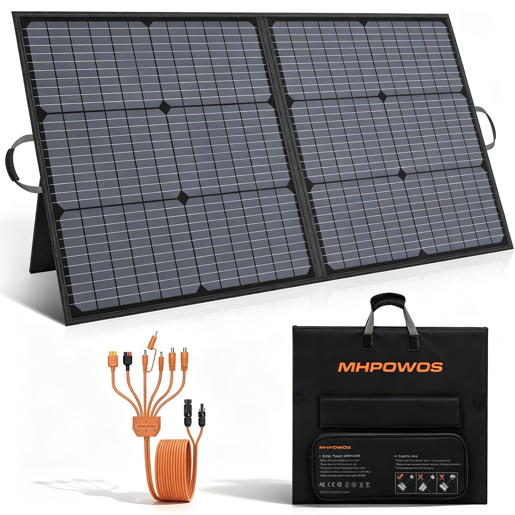 MHPOWOS 110W Portable Solar Panel