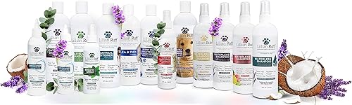 Miniatura 6 de Lillian Ruff Acondicionador calmante de avena para mascotas para piel seca y alivio de picazón con aloe y aceites esenciales hidratantes, repone la