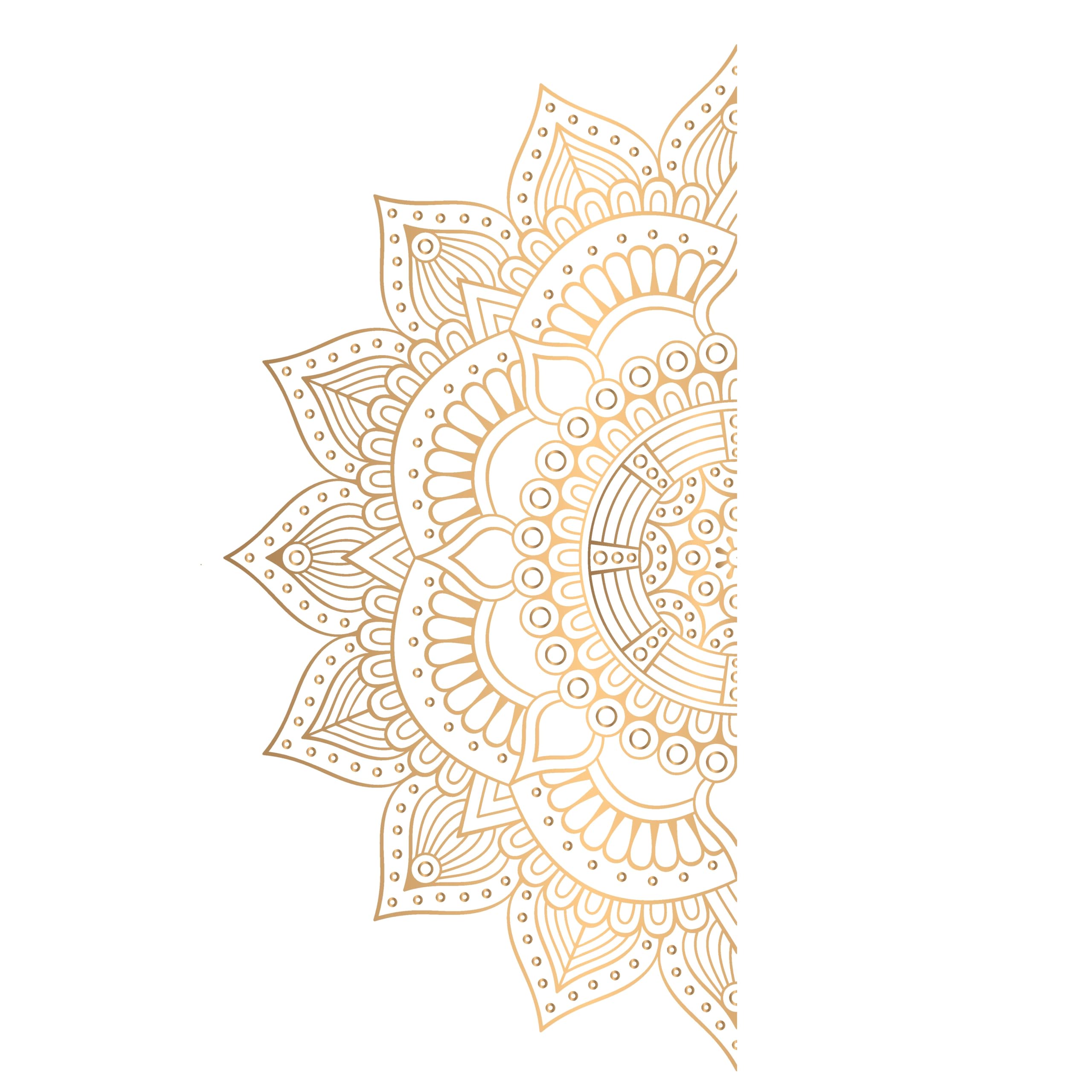S3 Design Decorative Mandala Art Wall Sticker for Home Diwali Decoration (24 CmX 45 Cm)-image-34
