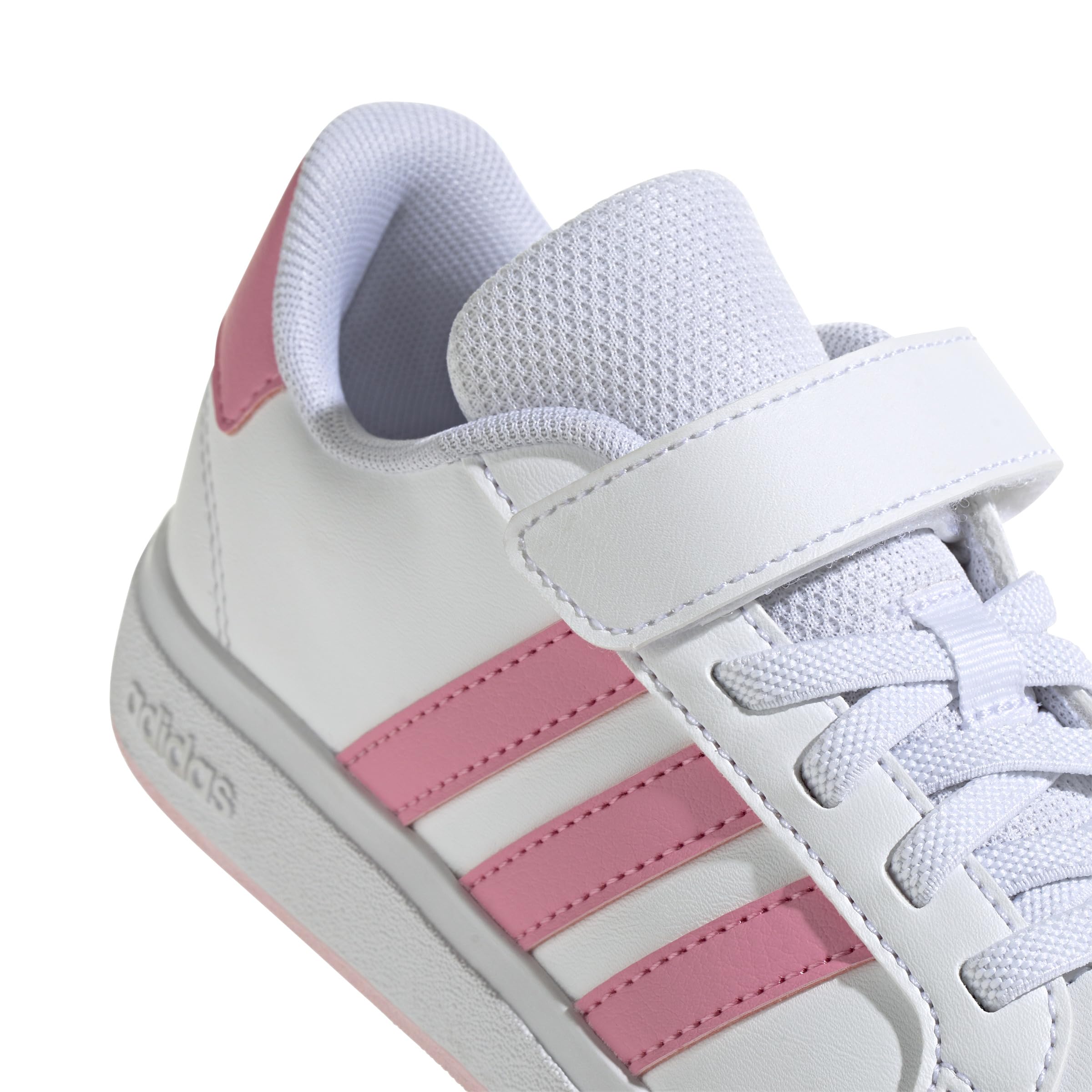 Adidas Unisex - Bambini Grand Court 2.0 Shoes Children, Cloud White/Bliss Pink/Clear Pink, 34 EU
