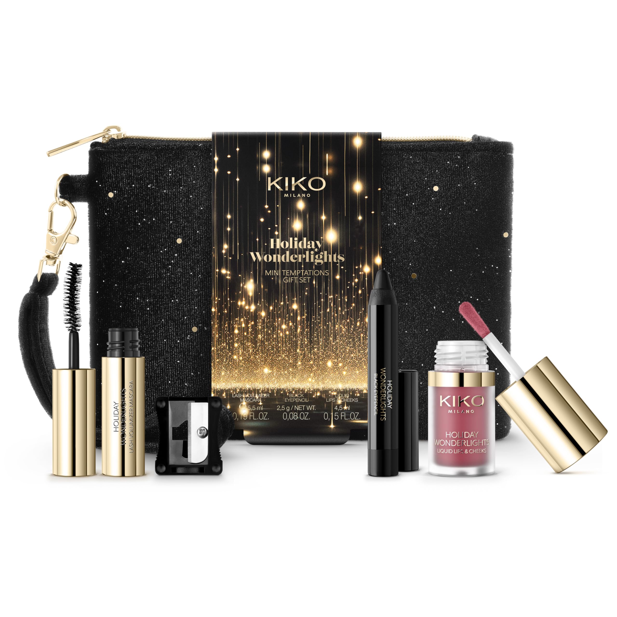 KIKO Milano Holiday Wonderlights Mini Temptations Gift Set, Make