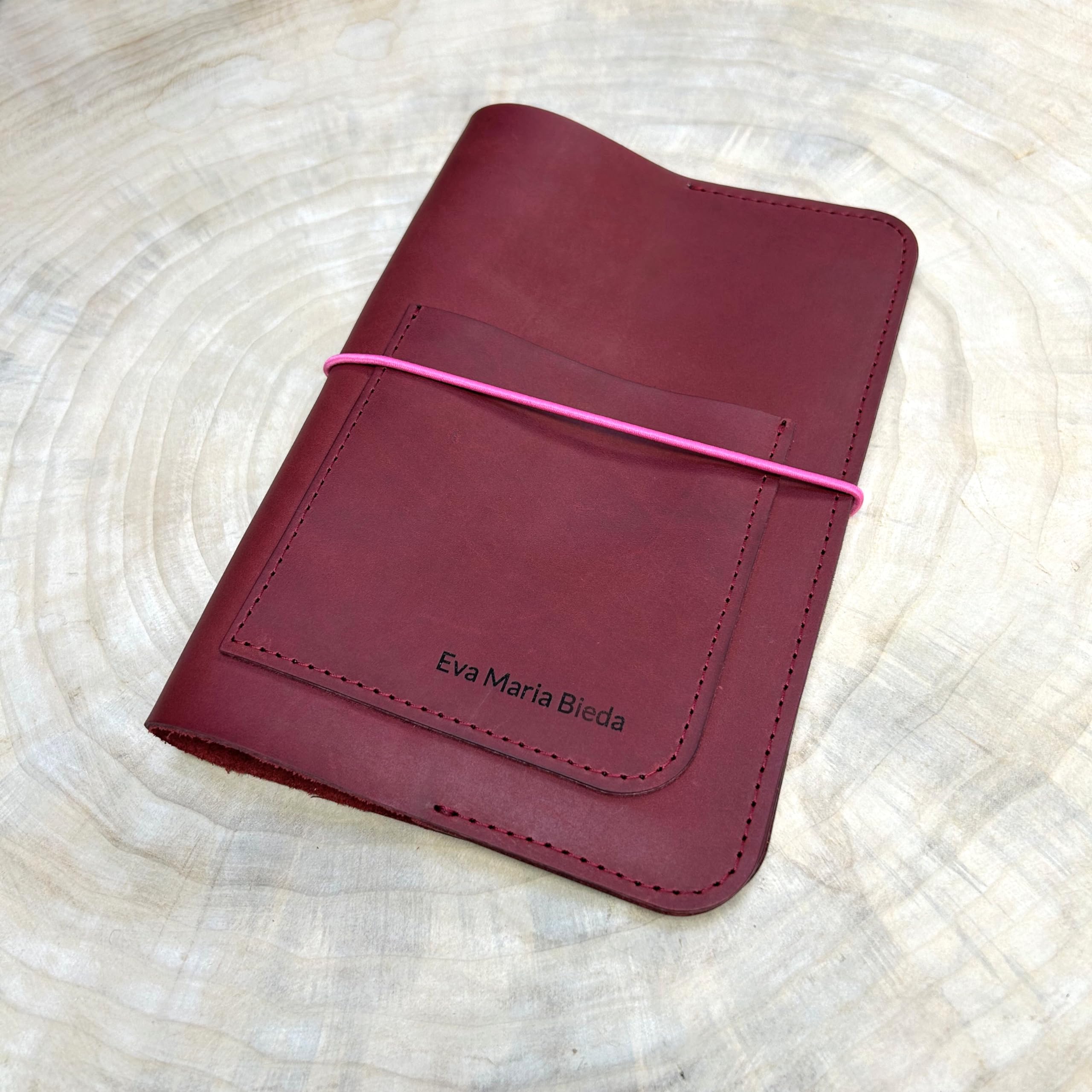 Leder Organizer A5 „PURA“ – Für Moleskine, Leuchtturm, Skizzenbuch & Kalender – Handgefertigt – Viele Farben