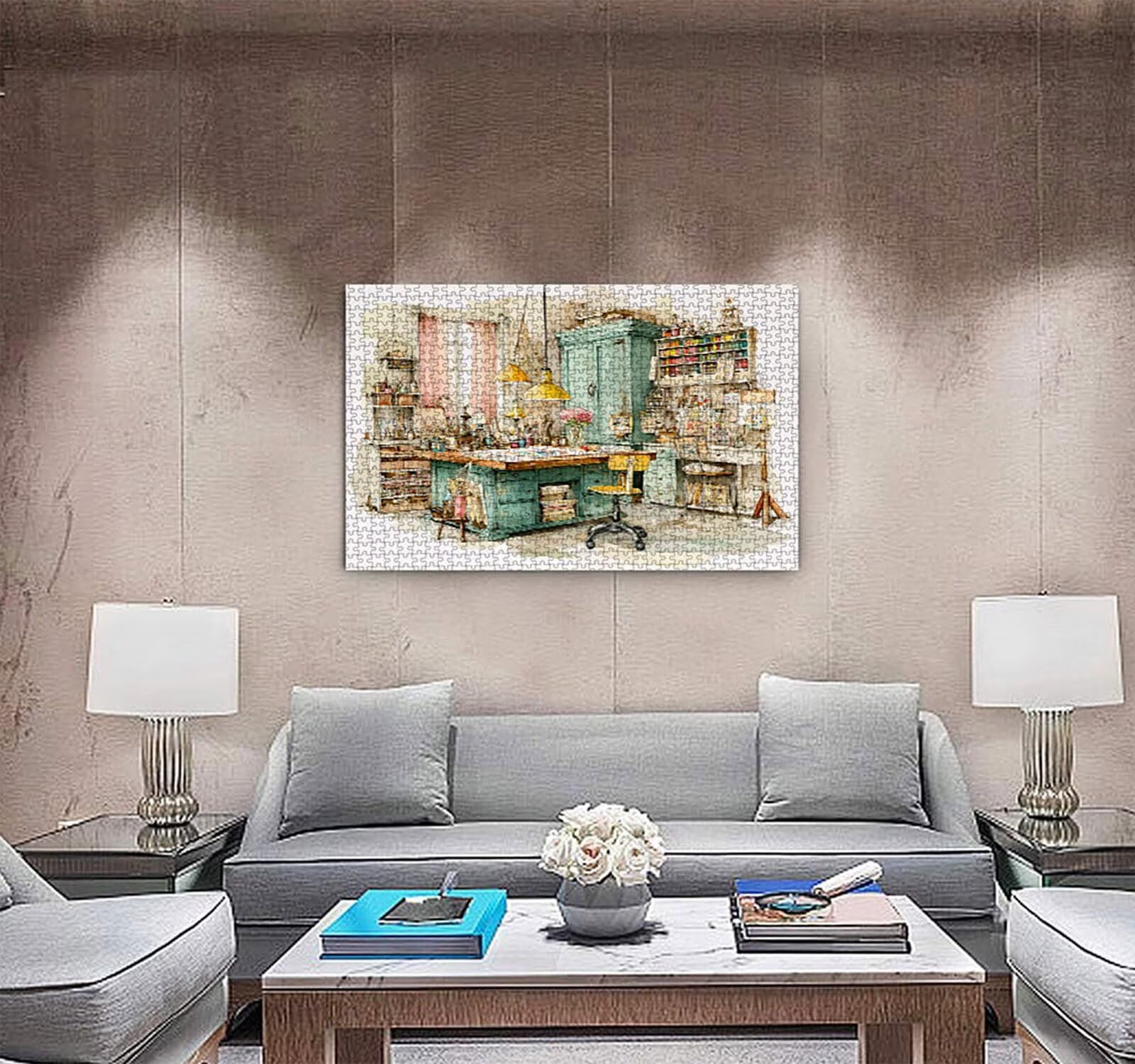 Puzzle dla dorosłych, 5000 elementów, do pokoju dziewczynki, wyzwanie dla rodziny, gry zręcznościowe, dla dorosłych, wyzwania, prezent dla przyjaciół, R2KH-195
