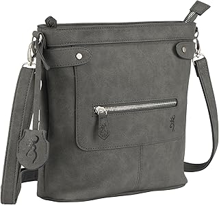 Browning Women's Concealed Carry Catrina Purse, Premium Holstered Handbag With Safety Locking Option