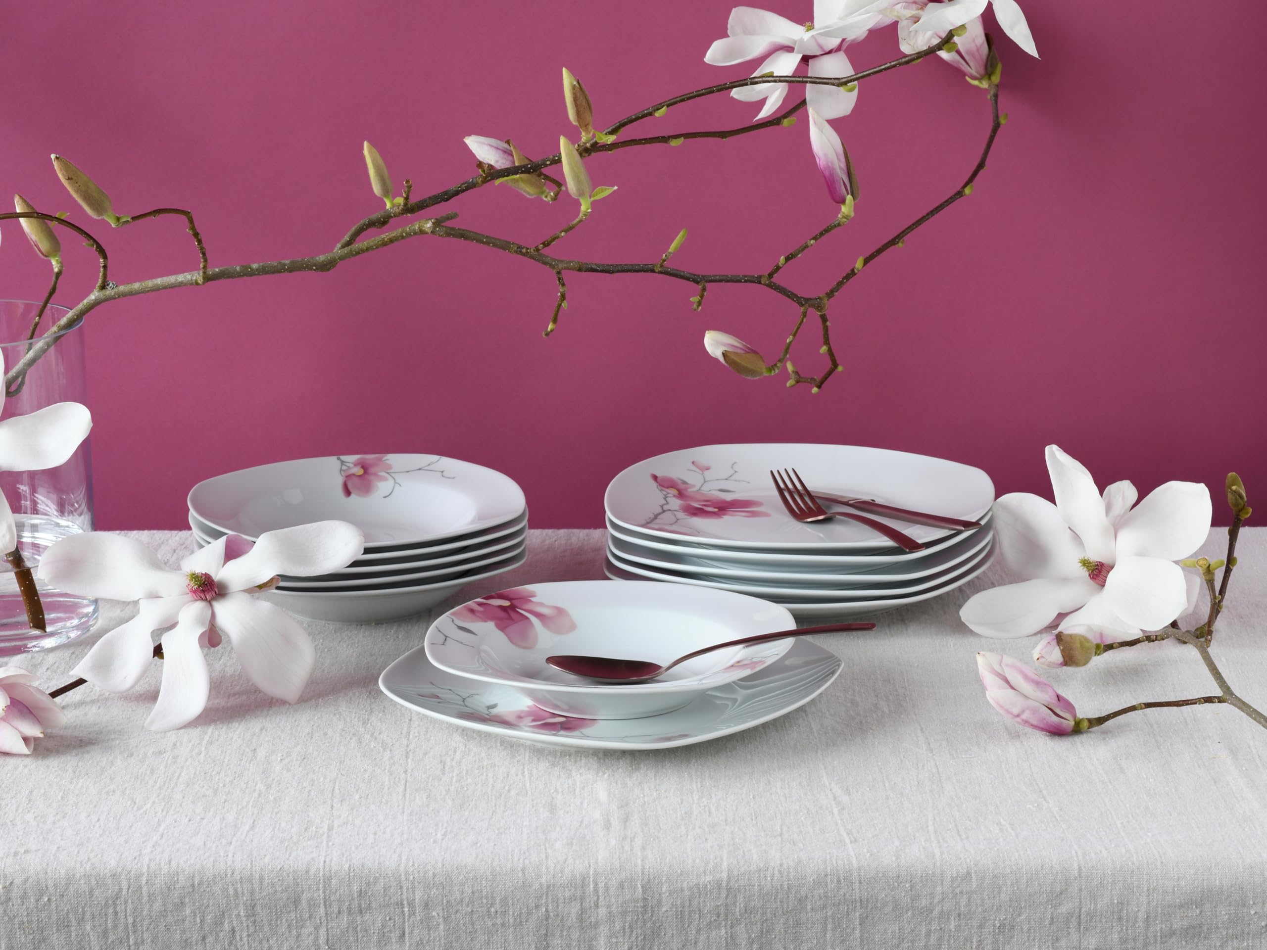 CreaTable 20194" seria Amelie Aiko porcelanowy zestaw zastawy stołowej, wielokolorowe