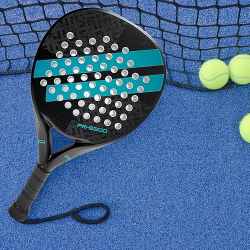 Miniatura 6 de IANONI Raqueta de pádel Superficie de Fibra de Carbono con Espuma EVA Memory Flex Core Padel Raquetas de Tenis Raqueta de Pádel