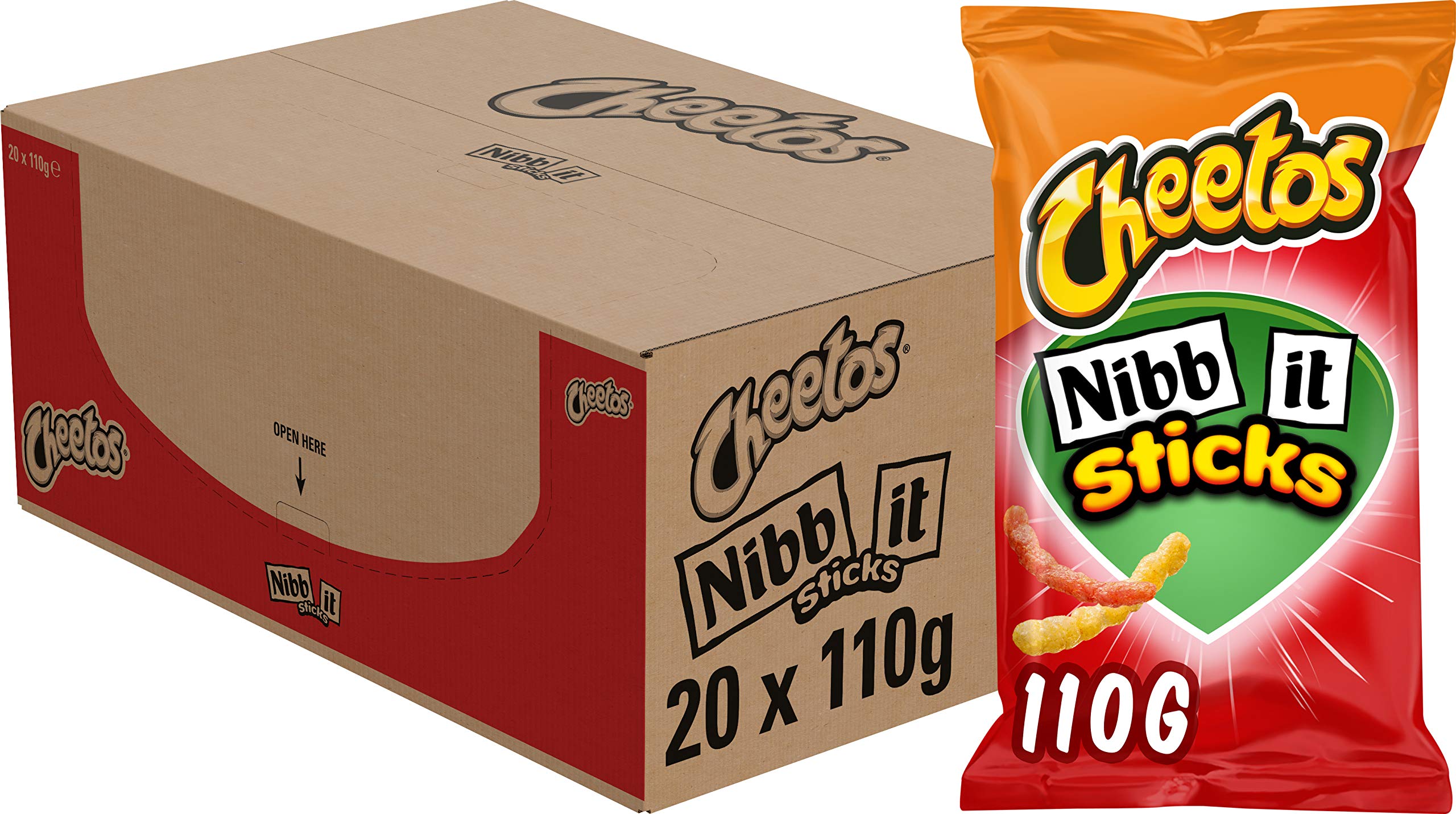 Cheetos Nibb-it Sticks Chips, Schachtel 20 Stück x 110 g
