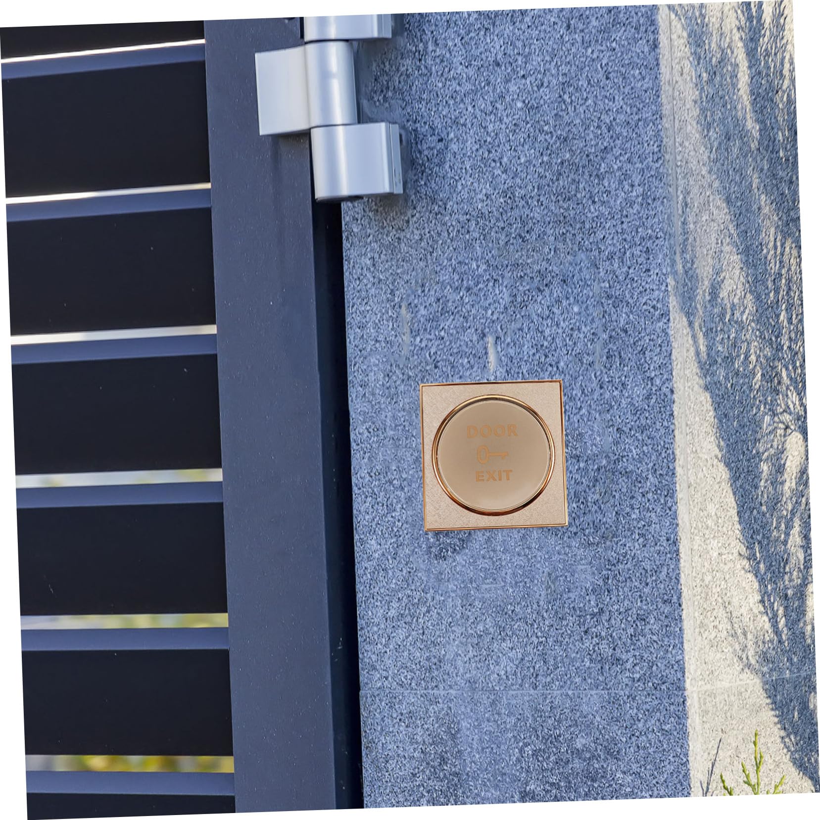 Uonlytech 5piezas Botón De Presión De Inoxidable Para Puerta Panel De Timbre De Pared Interruptor De Interior y Exterior Instalación Resistente