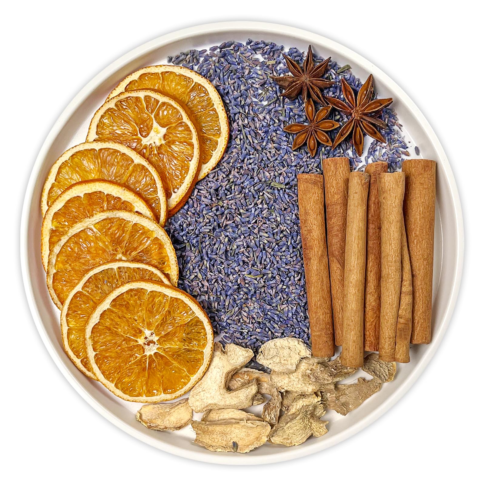 Simmer Pot Potpourri, Cozy Nights Stovetop Potpourri with Cinnamon, Ginger, Lavender, Anise Star and Orange, Simmering Potpourris for Home Fragrance,