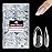 UNA GELLA 504Pcs Medium Pointed Almond Nail Tips, Pre-shape Almond Gel Nail Tips Half Matte Full Cover Acrylic Clear Press on Fake Nails Tips for Nail Extension Nail Art DIY Salon 12 Sizes