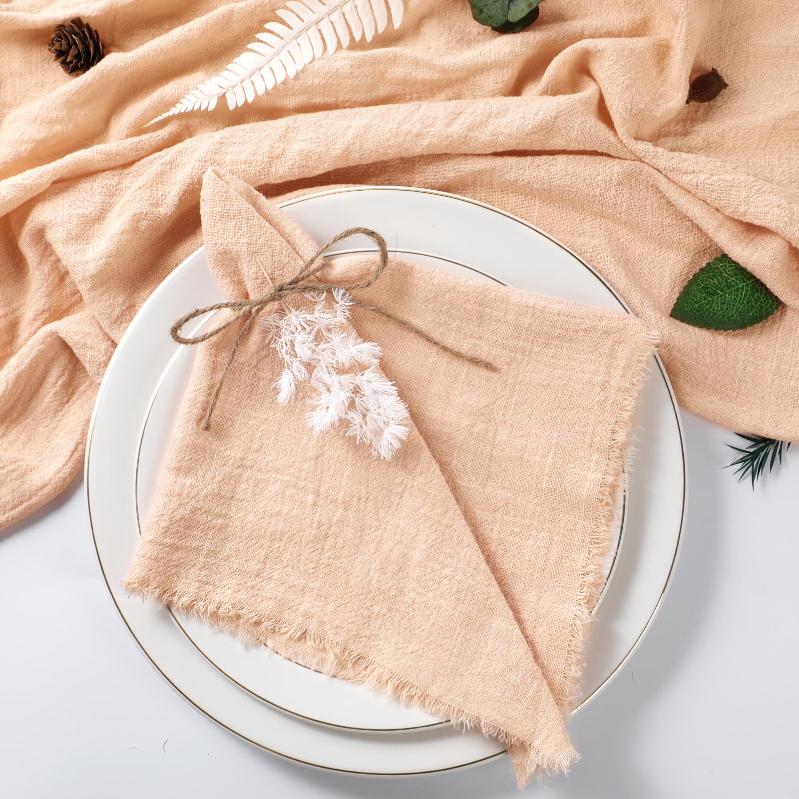 Serviette Polyester Tissu Coton Serviette Dîner Serviettes Fête Maison Vaisselle