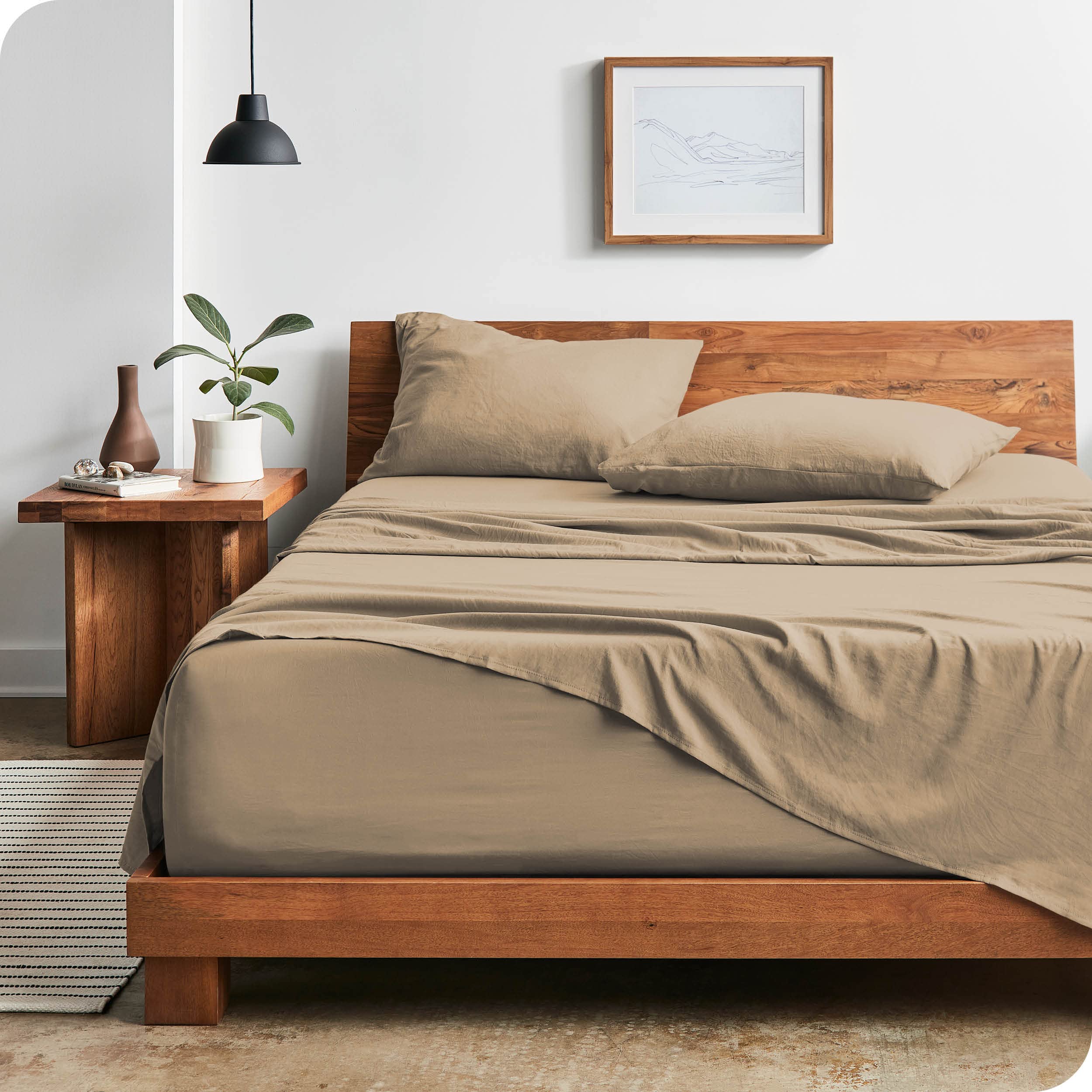 Bare Home Sandwashed Twin XL Sheet Set 