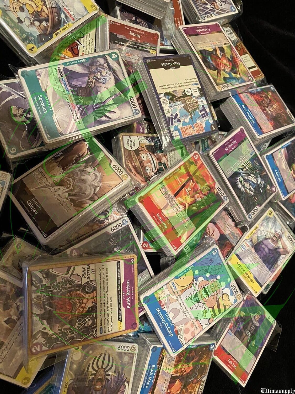 One Piece Cards 50 with Foils Guarantee w/ Ultima Supply logo