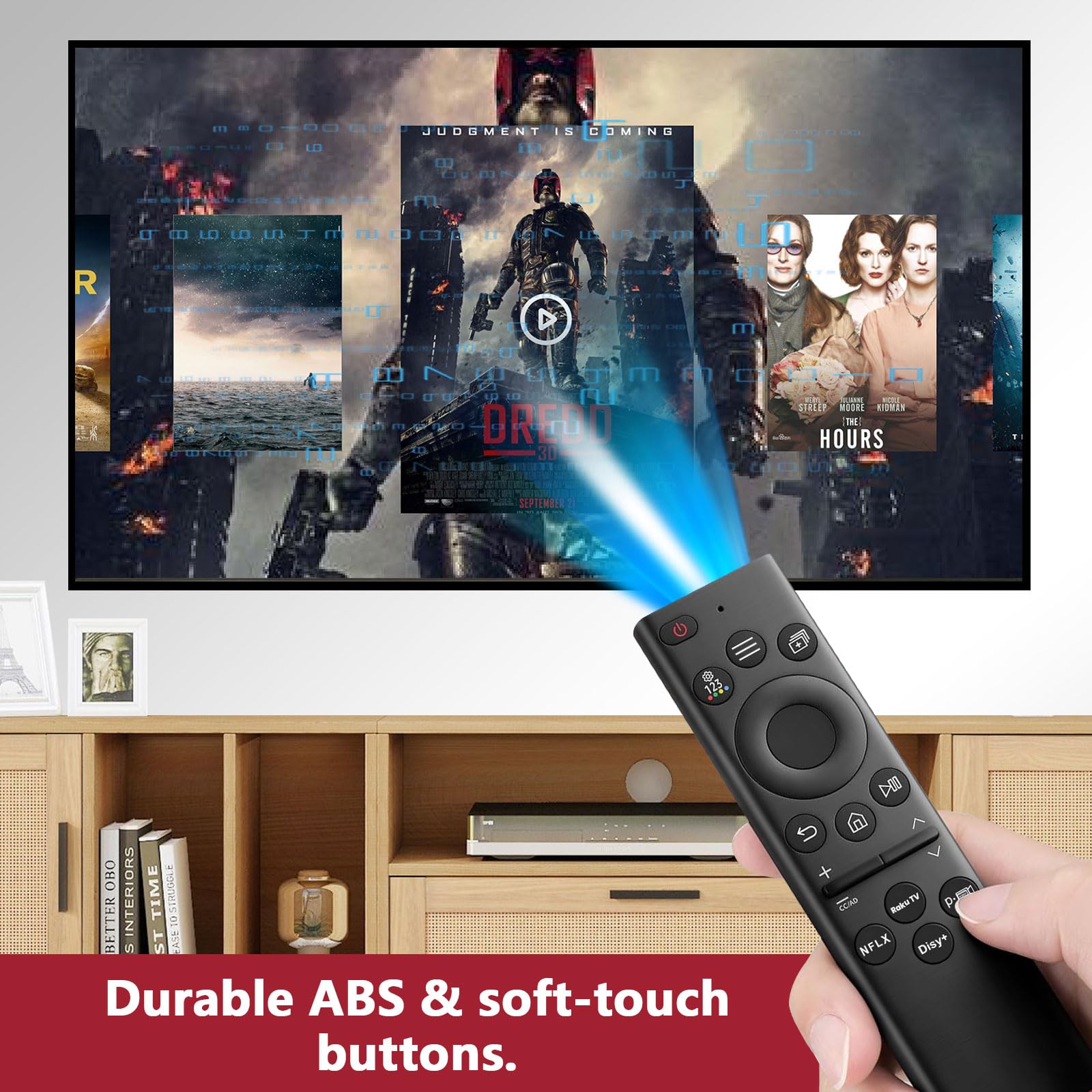 Télécommande Universelle pour Samsung Télévision – Télécommande Remplacement Compatible avec Samsung Modèles, Smart TV, LED et LCD – Fonctionne sans Programmation
