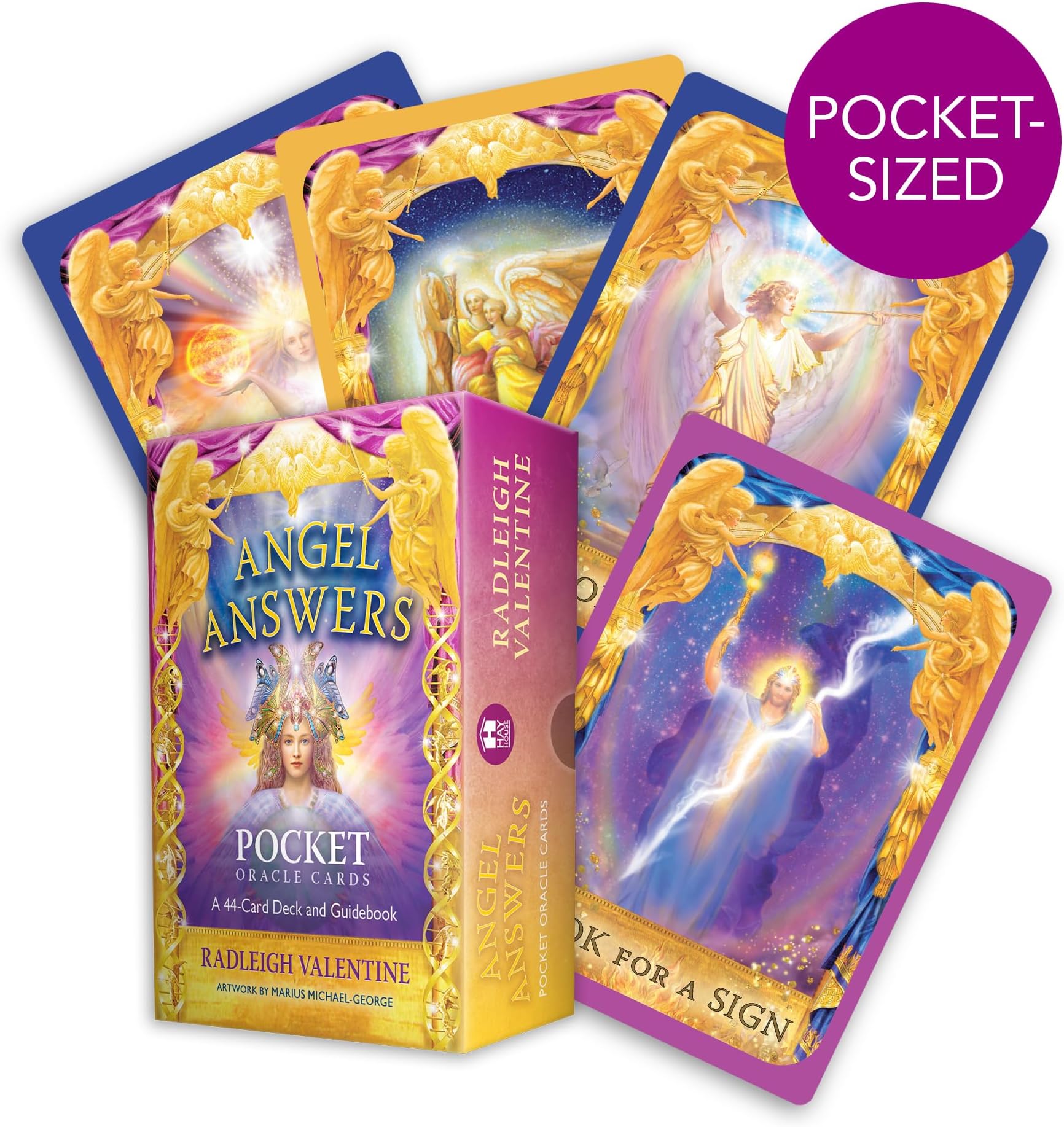 Angel Answers Pocket Oracle Cards: A 44-Card Deck and Guidebook