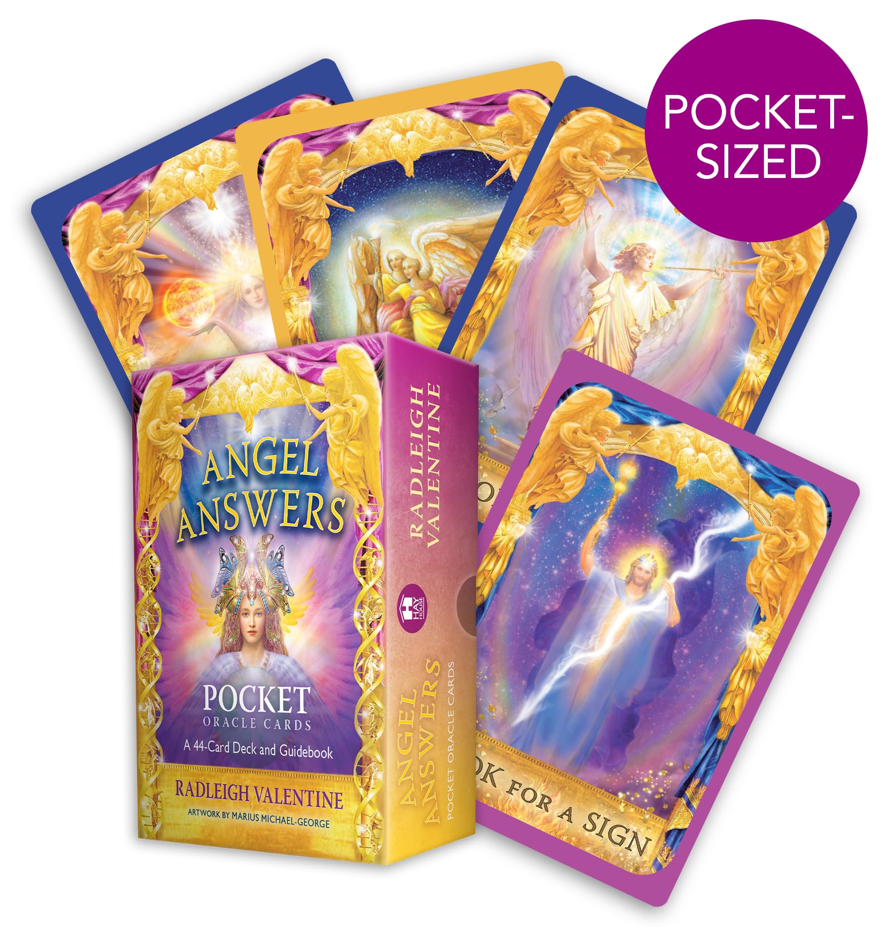 Penguin Angel Answers Pocket Oracle Card Game: A 44-
