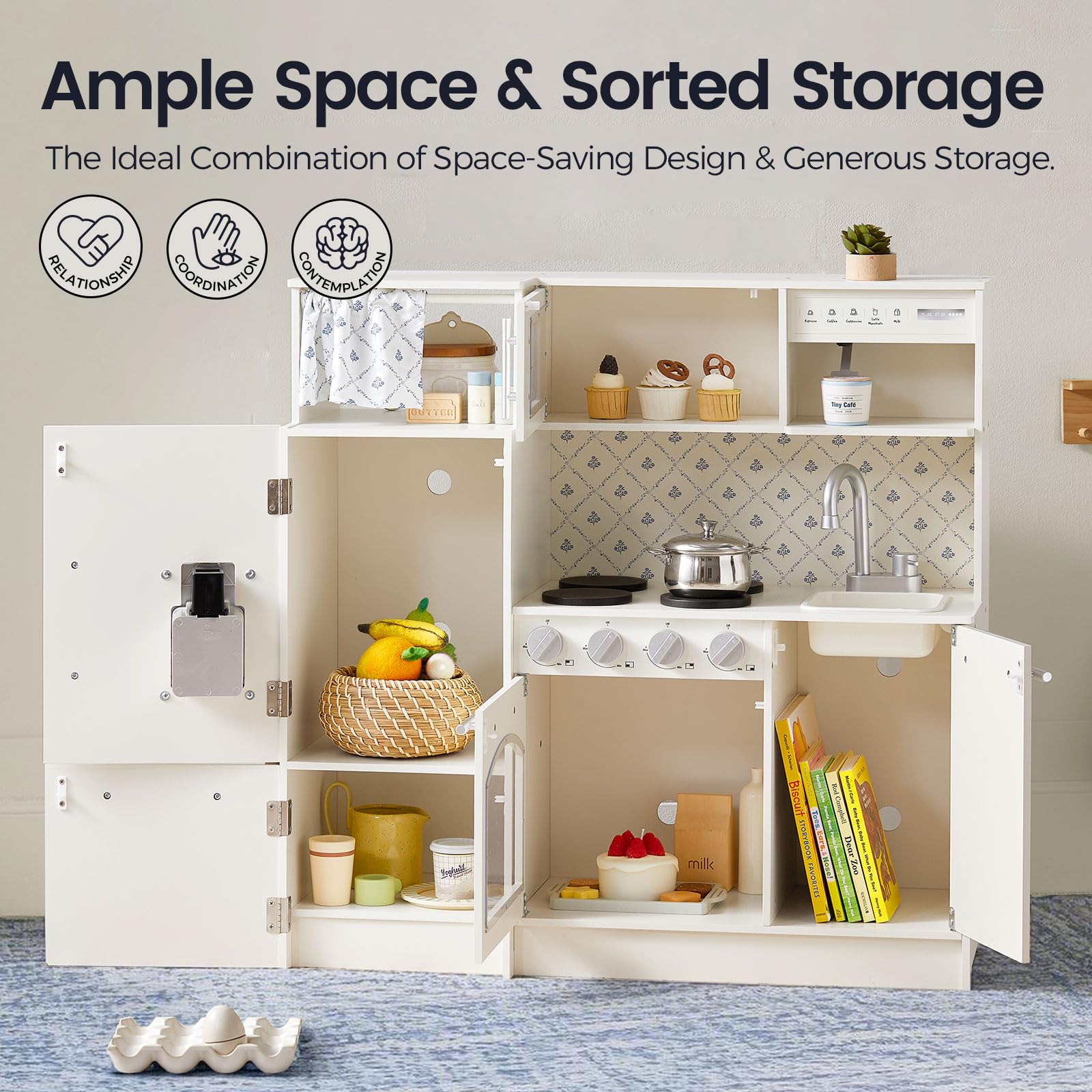 Cocina De Juguete Para Niña Tiny Land Juego De Cocina Para Ninos