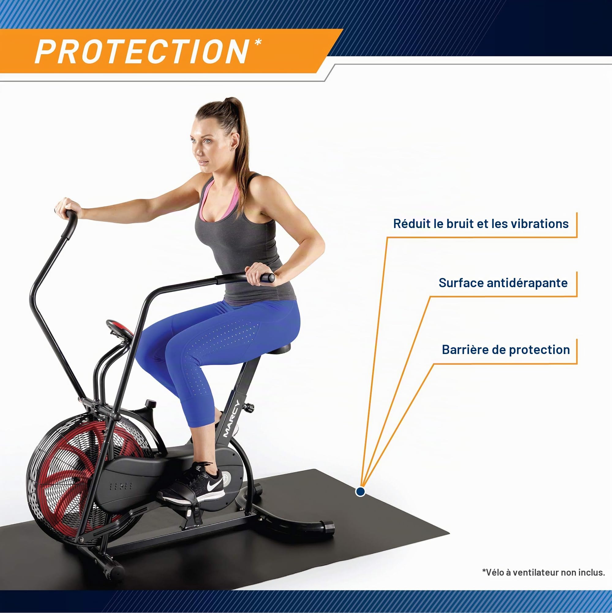 Marcy Tapis et protection de sol pour tapis de course