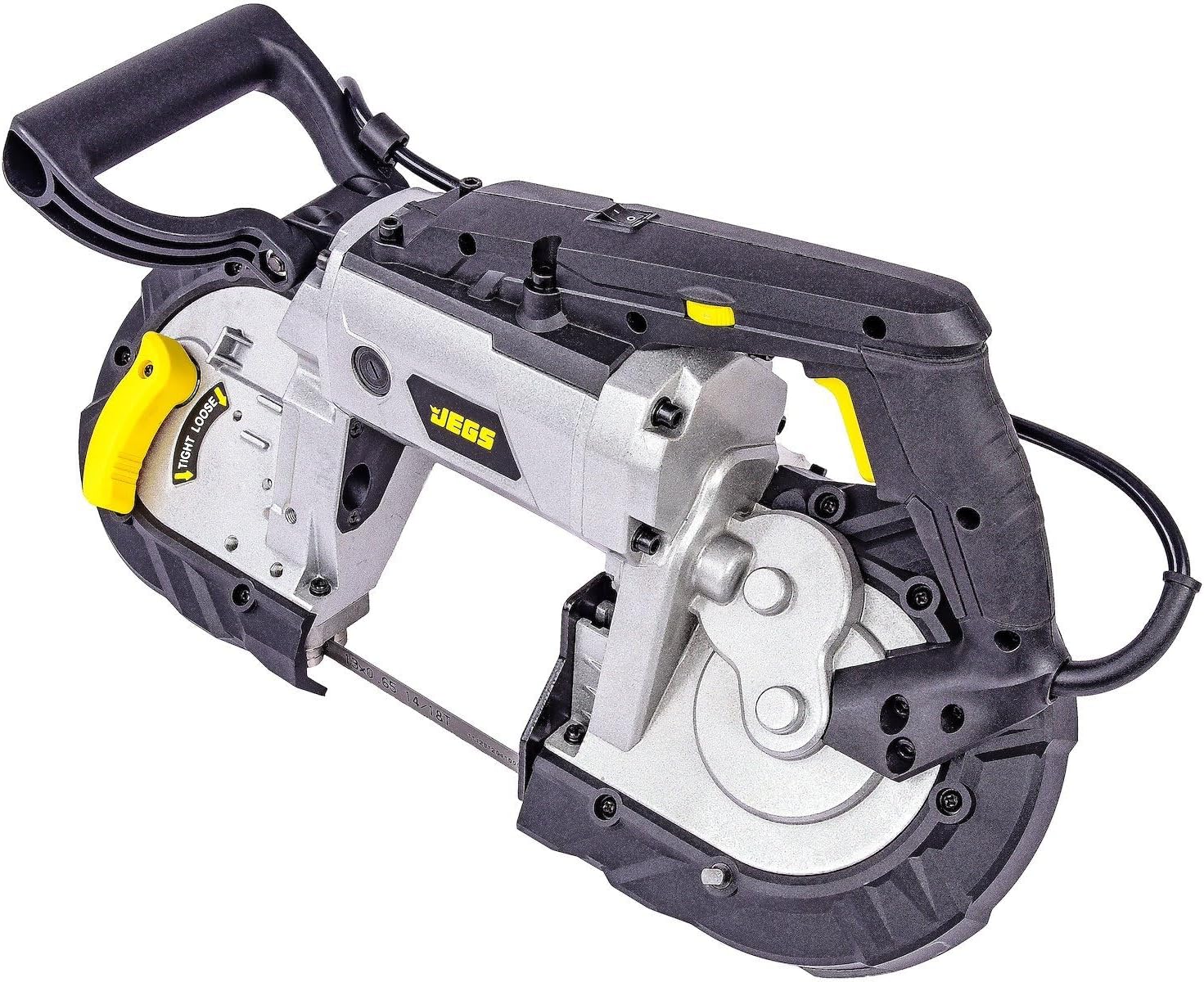 JEGS 95722 Portable Band Saw 5 in. Deep Cut 10 Amp 24 Tooth Band
