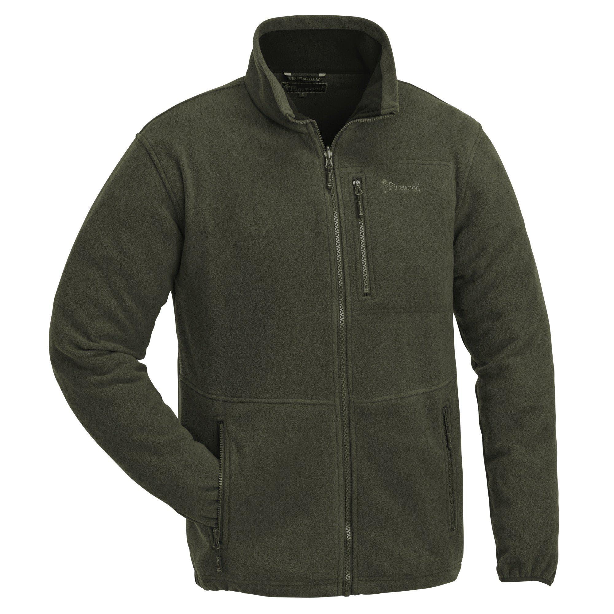 Pinewood Herren Finnveden Fleece Jacke - Fleecejacke Herren - vielseitiges Fleece aus 240g Anti-Pilling Fleece mit Reißverschluss-Taschen und verstellbarem Saum