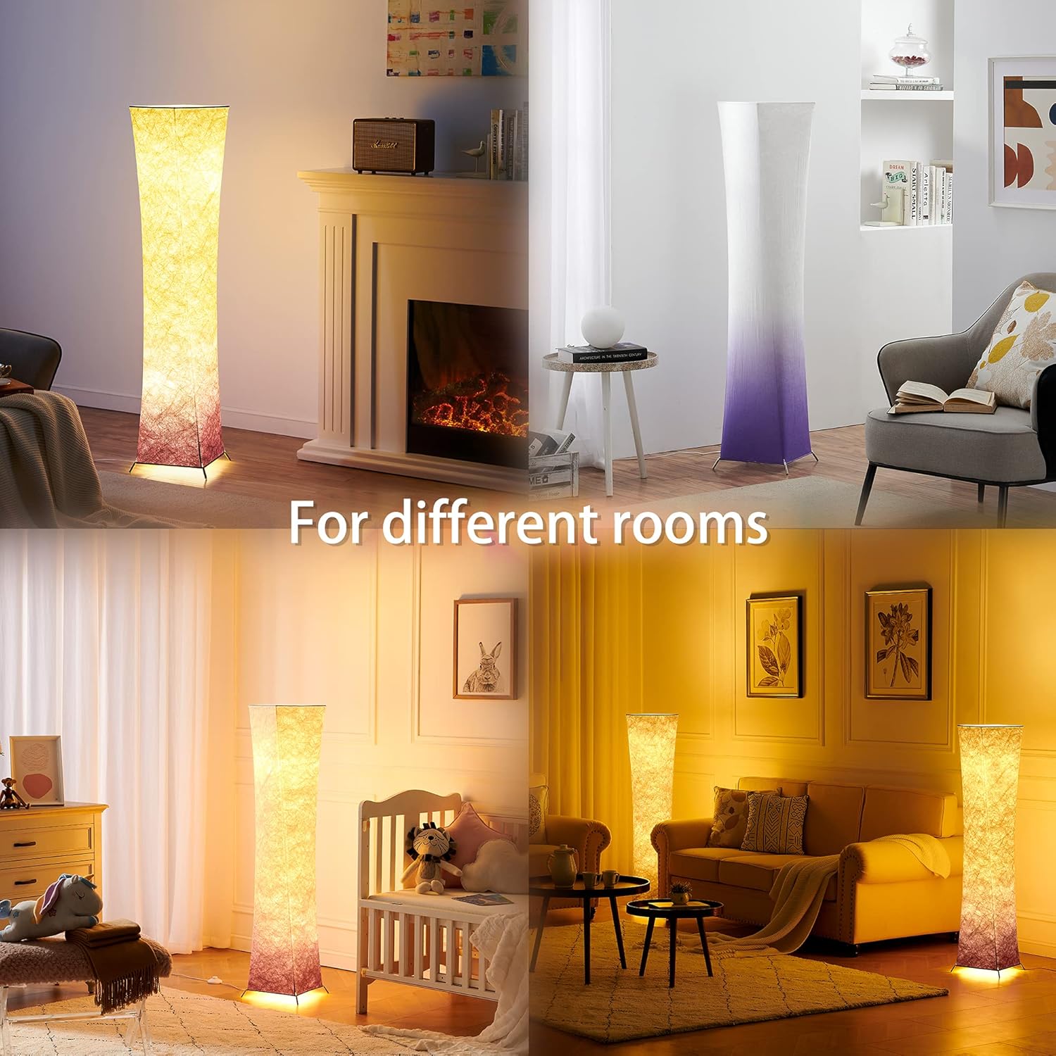 Bіg Sаlе Floor Lamp, chiphy Floor Lamps for Living Room, Adjustable 3 Levels Brightness 12W/2 LED Bulbs(2400 Lumens, 100 Watt Equivalent) and Purple Fabric Shade, Elegant and Modern for Bedroom and Kid Room Blасk Frіdау - 40% оƒƒ Floor Lamp, chiphy Floor Lamps for Living Room, Adjustable 3 Levels Brightness 12W/2 LED Bulbs(2400 Lumens, 100 Watt Equivalent) and Purple Fabric Shade, Elegant and Modern for Bedroom and Kid Room