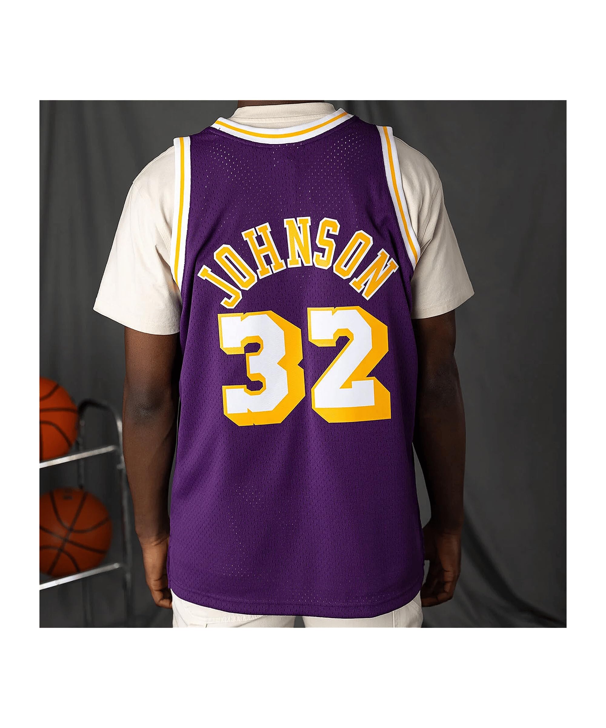 Mitchell & Ness Herren 2.0 La Lakers T-Shirt