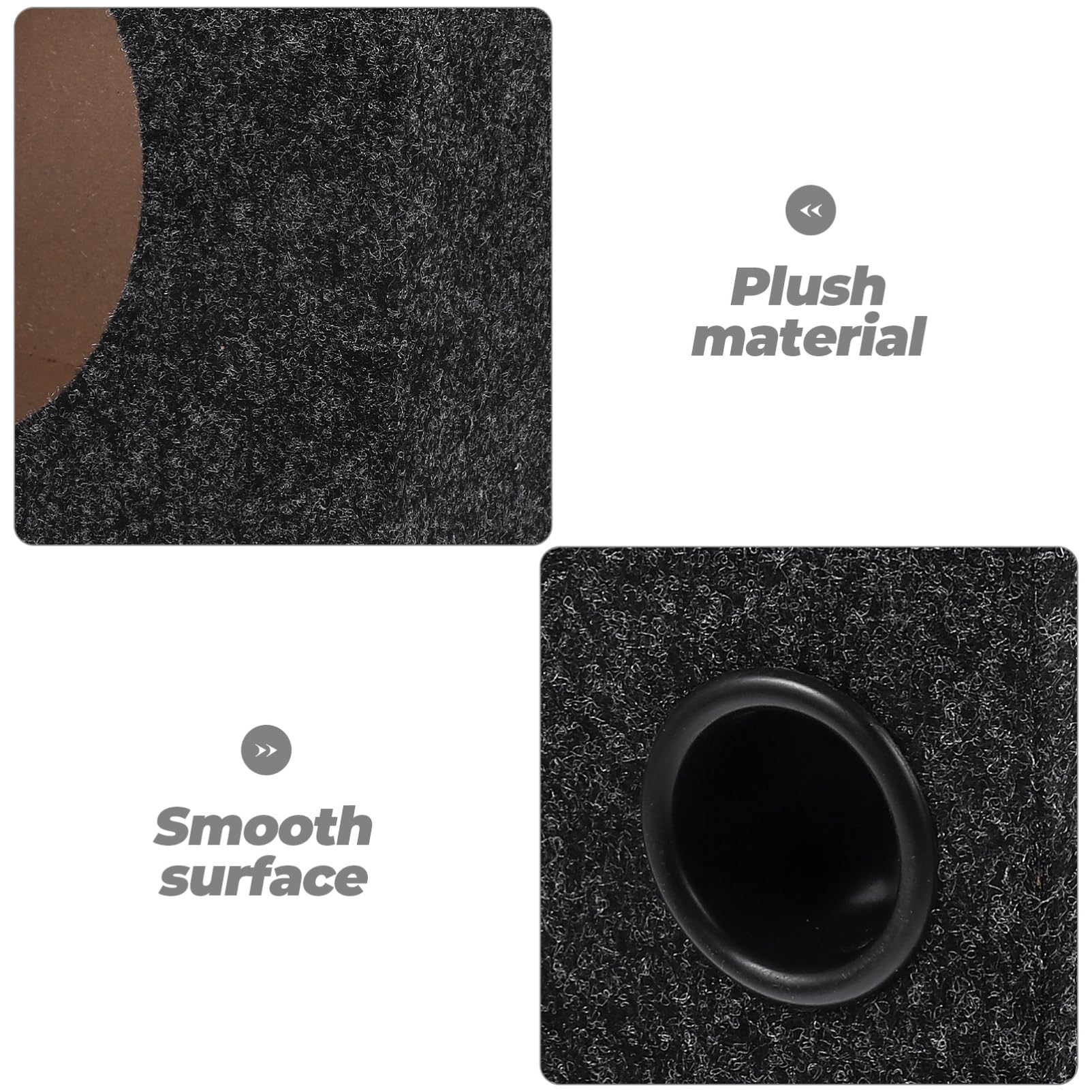Cassa Subwoofer Per Auto 8 Pollici in Legno e Abs, Box Audio Fai Da Te Cabinet Per Altoparlanti, Contenitore Resistente e Leggero Per Installazione Veicoli e Camion