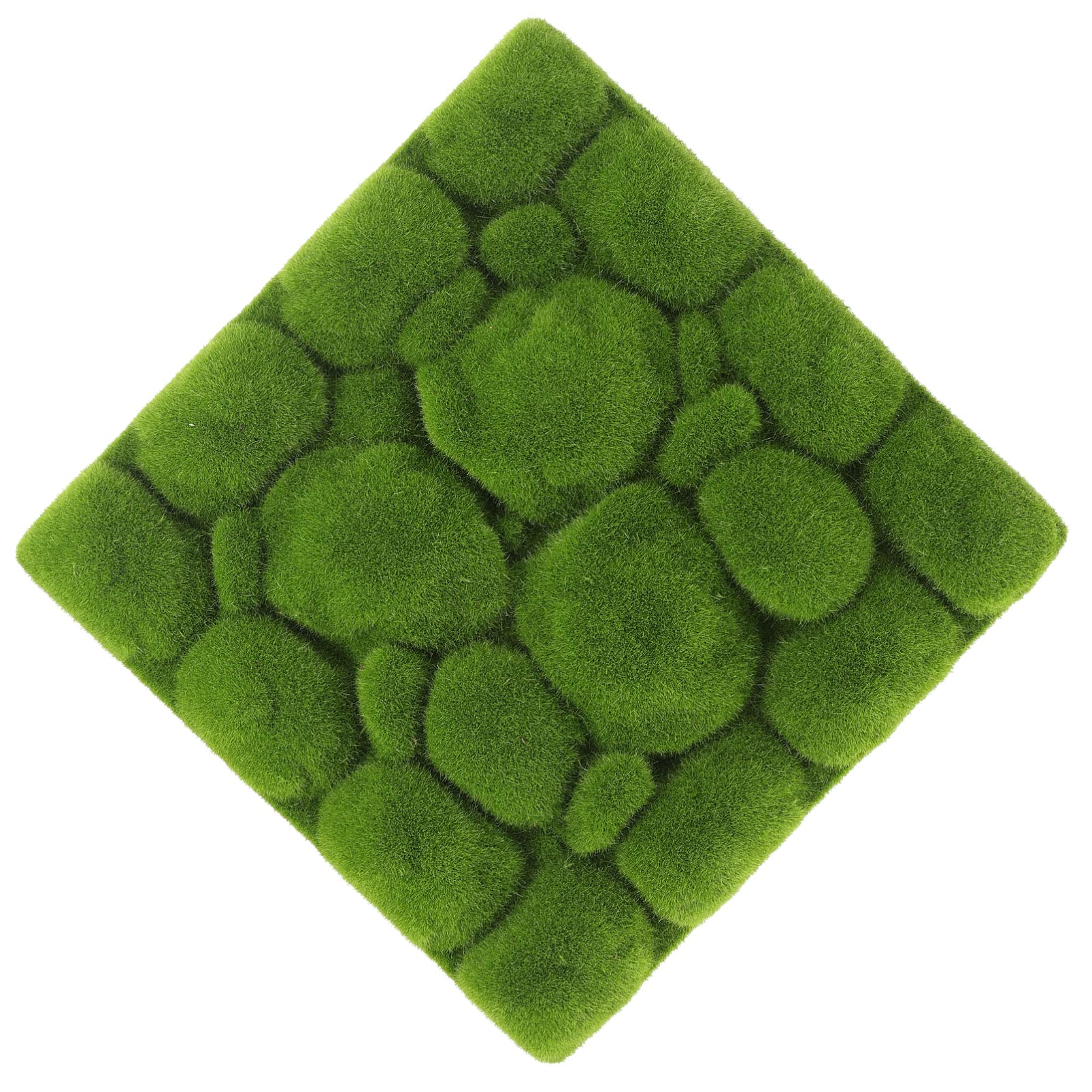 Artibetter 3 Pezzi Pannello Muschio Artificiale 30x30cm, Simulazione Muschio Verde Per Decorazione Parete, Sfondo Muro, Giardino E Casa