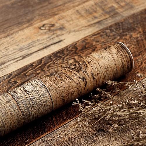 Miniatura 14 de TANONE Papel de Contacto de Madera para Cocina Despegar y Pegar Papel Tapiz, Papel Tapiz Autoadhesivo Removible para Encimeras Impermeable, Papel de