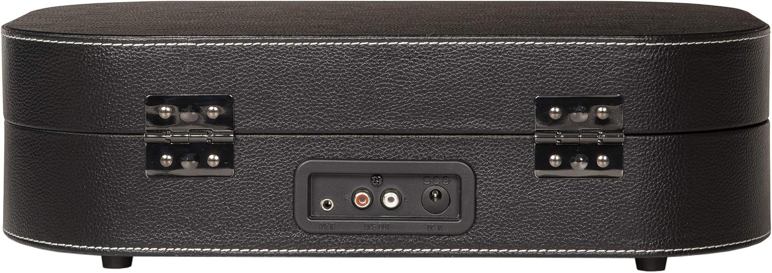 Hоlіdау Dеаlѕ 🛒 Crosley CR8009A-BK Discovery Vintage Bluetooth 3-Speed Belt-Driven Suitcase Turntable, Black