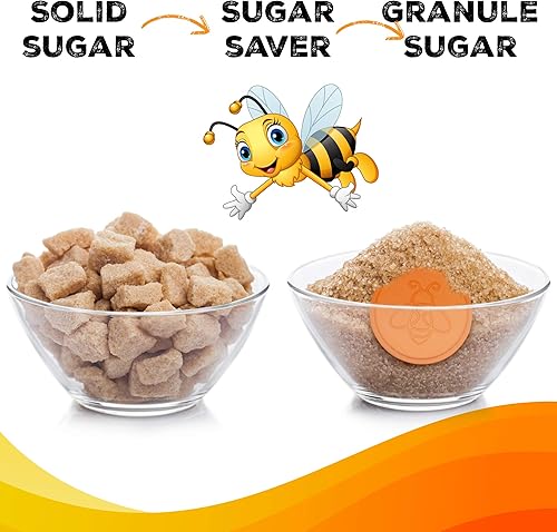 Miniatura 2 de Disco protector de azúcar moreno de terracota, disco para mantener la humedad de los alimentos en un recipiente de almacenamiento, alternativa al