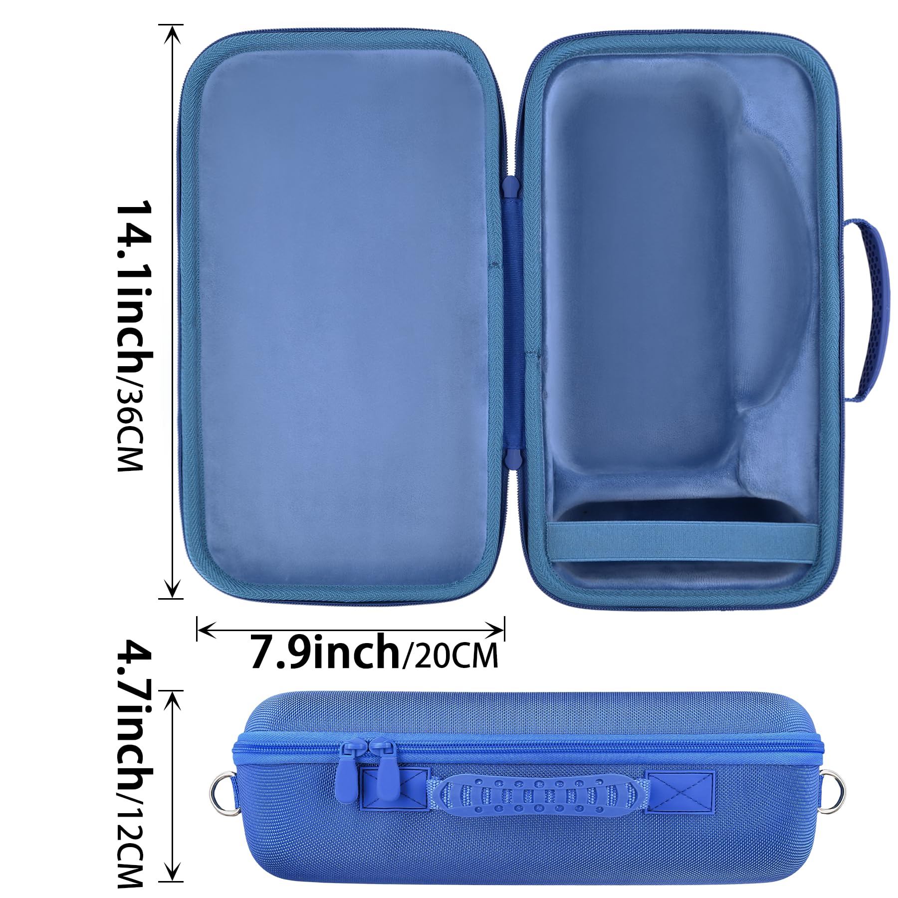 co2CREA Duro Viajar Caja Estuche Funda para Altavoz Bluetooth Bose SoundLink MAX portátil (Funda Solo,Case Only)