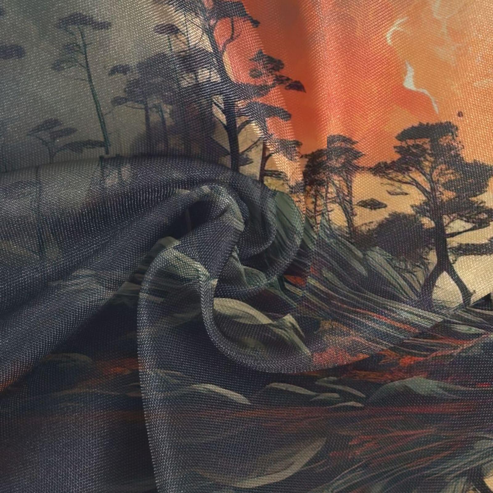 Wajiw 60 Inch Indoor Outdoor Round Tablecloth with Umbrella Hole and Zipper Waterproof Patio Table Cover for Camping Dining Room Party Outdoor Picnic,Fairy Tale