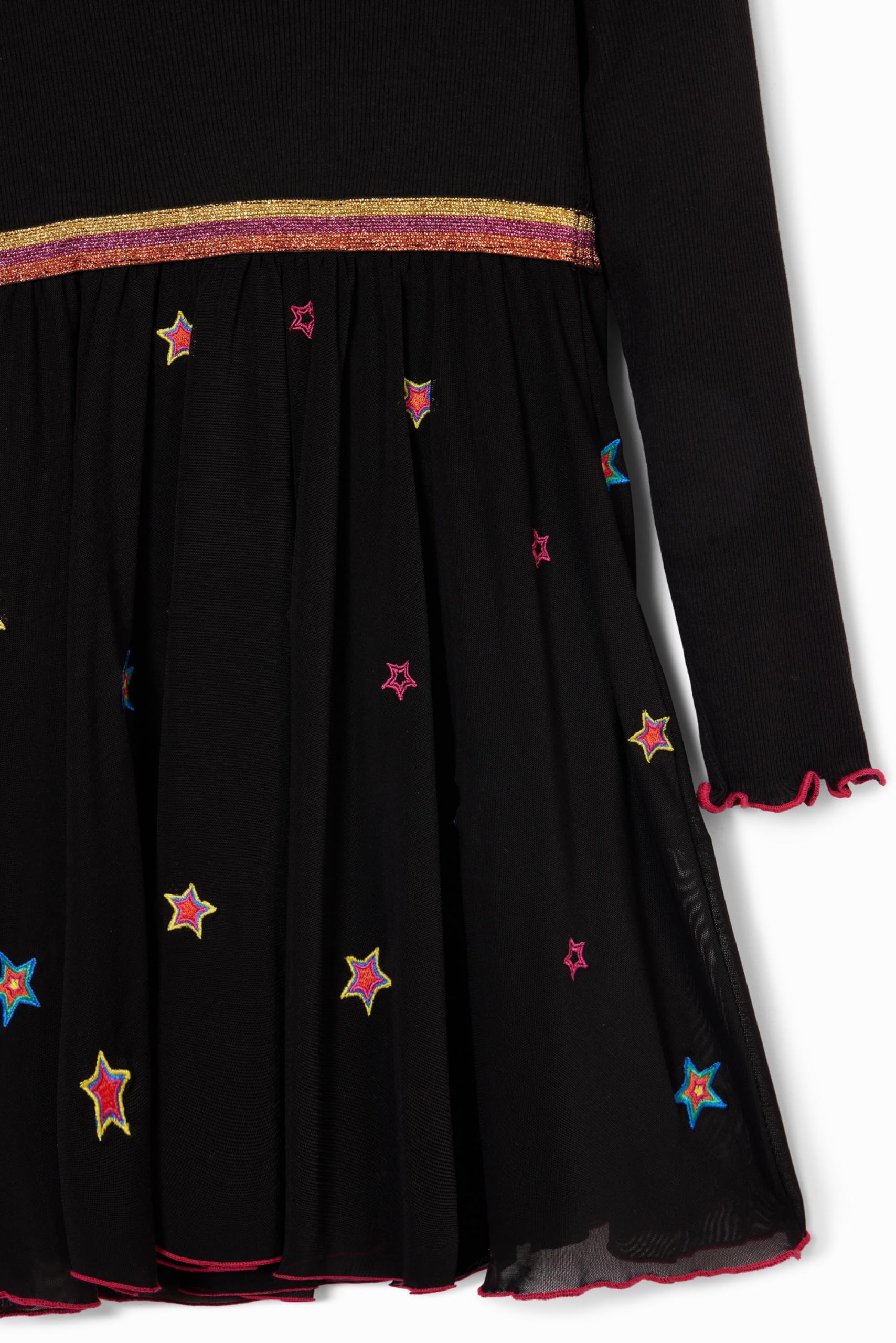Desigual Sukienka Dziewczynki Girl Knit Dress Long Sleeve
