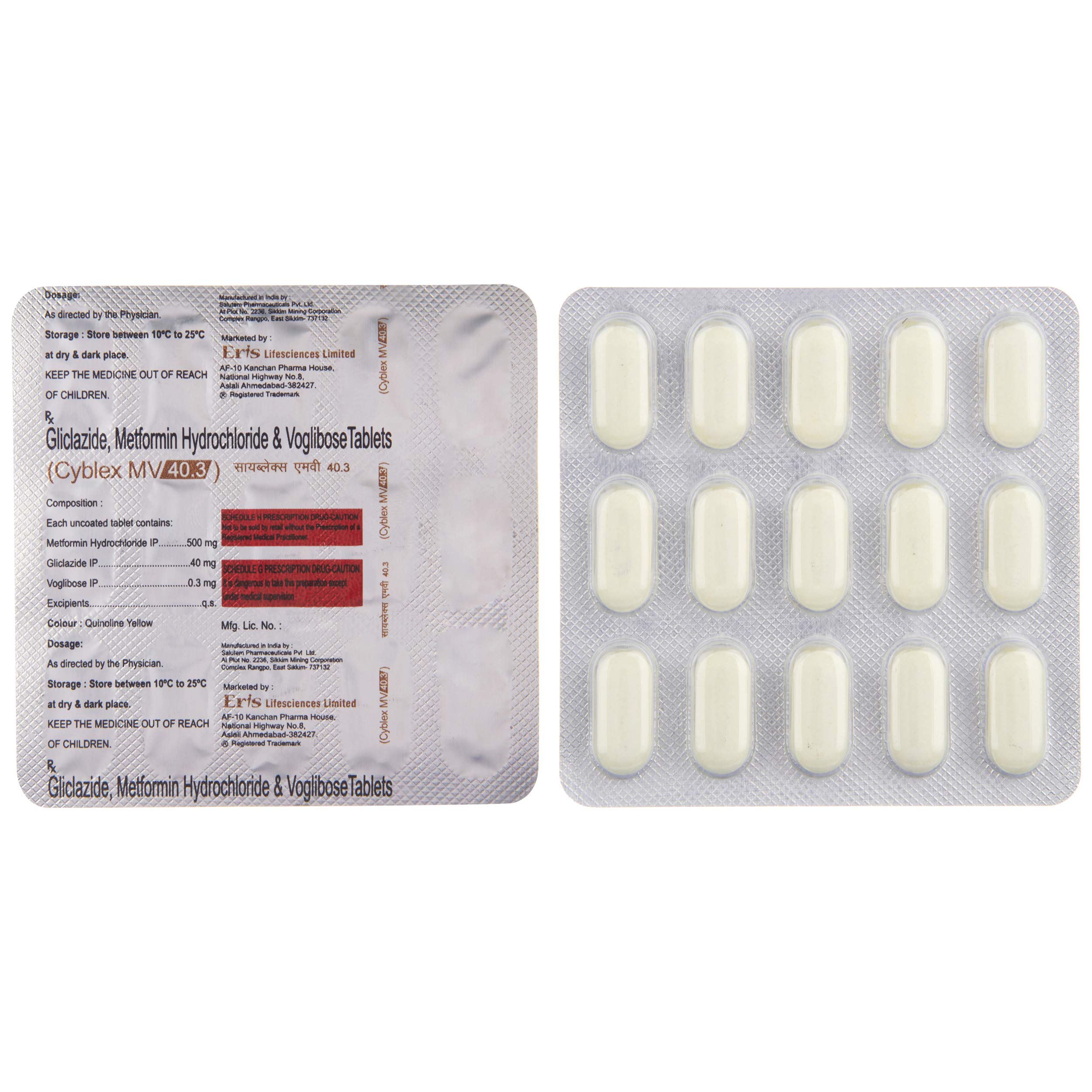 Cyblex MV 40.3 - Strip of 15 Tablets