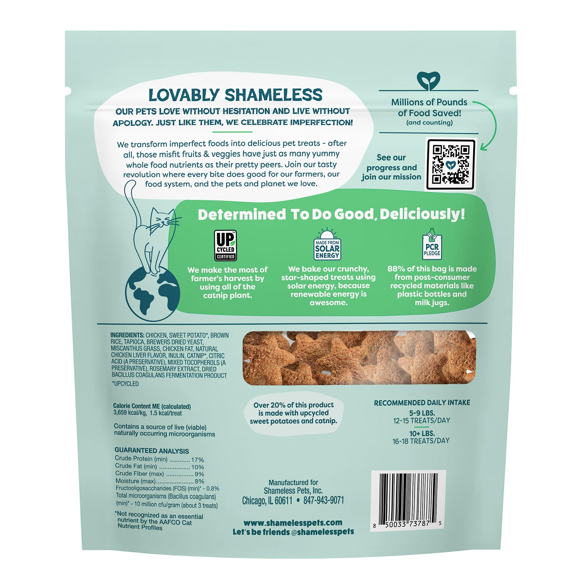Shameless Pets Crunchy Cat Treats Catnip N Chill 1 opakowanie 350 ml