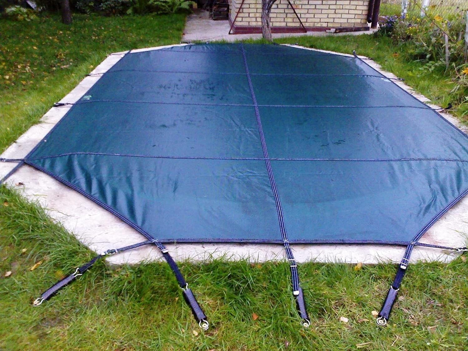 Copertura per Piscina Rotondo Copertura Della Piscina Interrata Inverno Coperchio In Rete Di Sicurezza Per Piscina Resistente Agli Agenti Atmosferici, Coperture Antineve Ghiacciate, Protezione Piscine