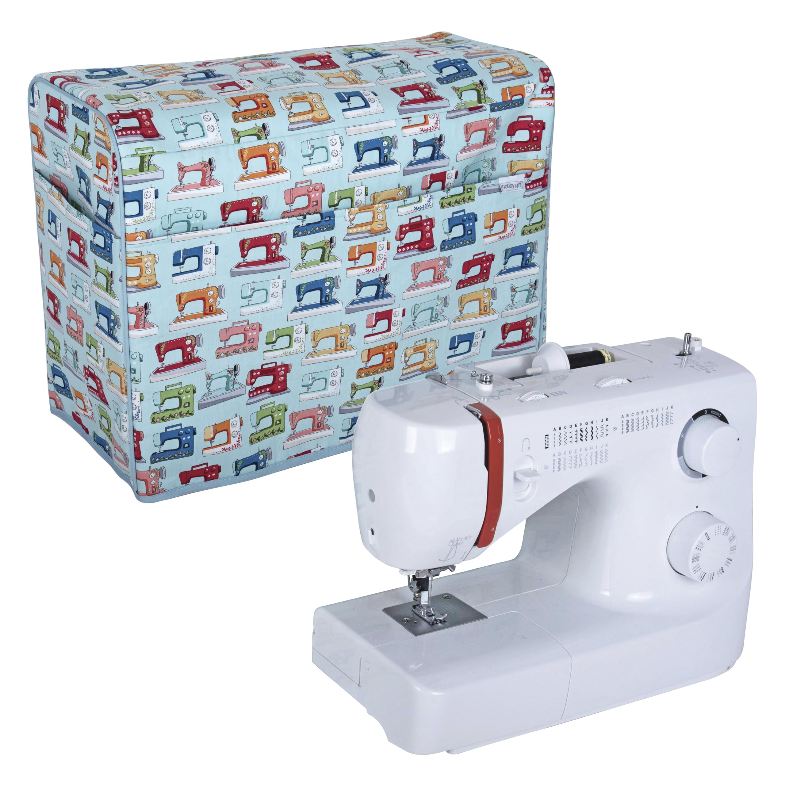 Hobby Gift Sewing Machine Dust Cover with External Pockets, Sewing Machines