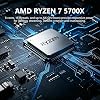 PC gamer, RTX 3060 Ti 8GB, AMD Ryzen 7 5700X, 16GB DDR4, 512GB SSD | Computadora de escritorio gamer preensamblada (supera a RTX 5050 8GB), fuente de poder de 600W, 7 ventiladores ARGB, ideal para juegos y edición de video 5